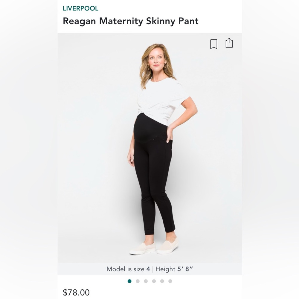 Liverpool maternity skinny pants, worn only twice. Super stretchy & comfortable!